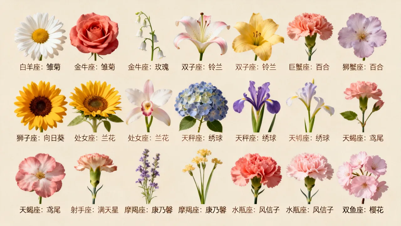 十二星座代表的仙女花是什么,十二星座专属仙女花有哪些 十二星座代表的仙女花是什么,十二星座专属仙女花有哪些