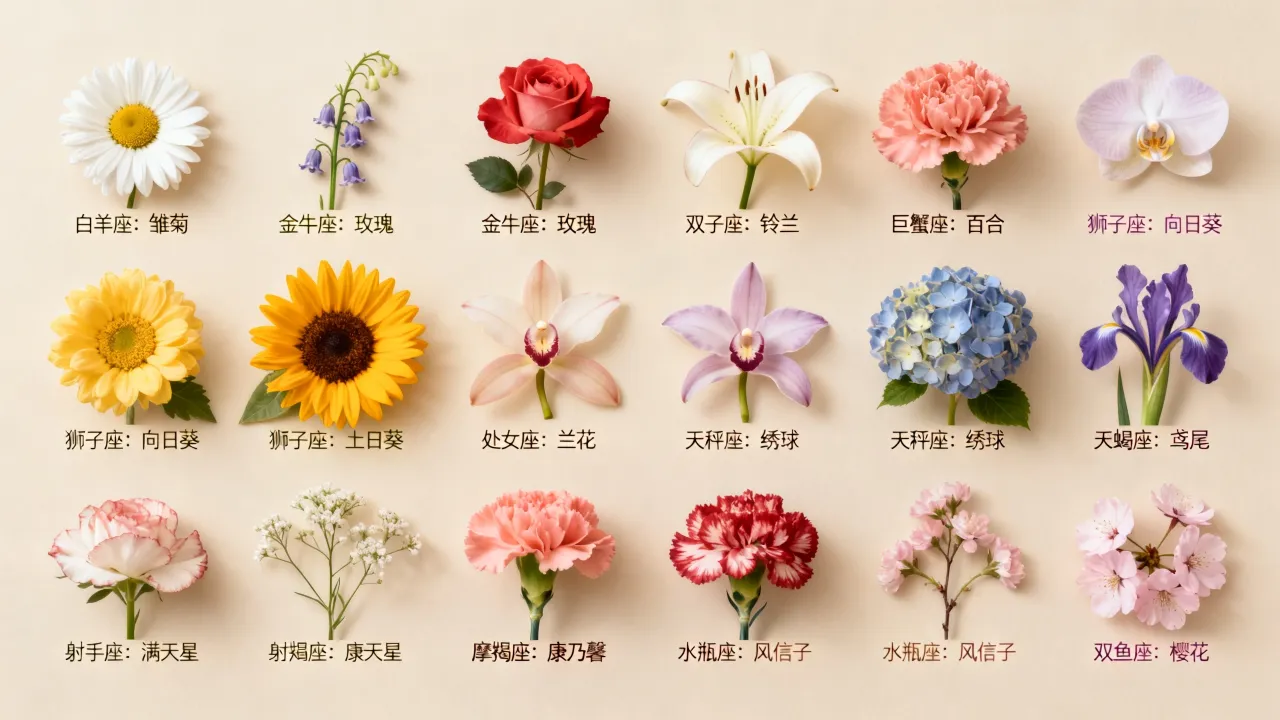 十二星座代表的仙女花是什么,十二星座专属仙女花有哪些 十二星座代表的仙女花是什么,十二星座专属仙女花有哪些