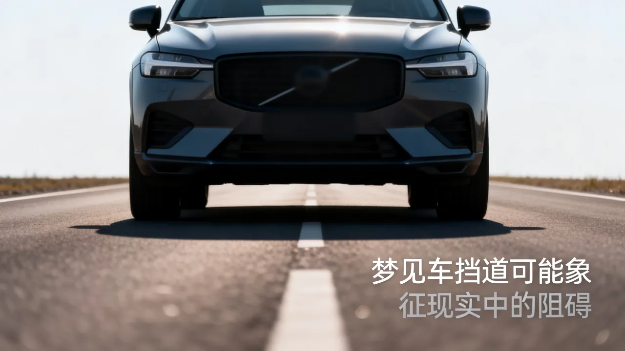 梦到车挡道怎么说，梦见汽车挡住路是什么预兆