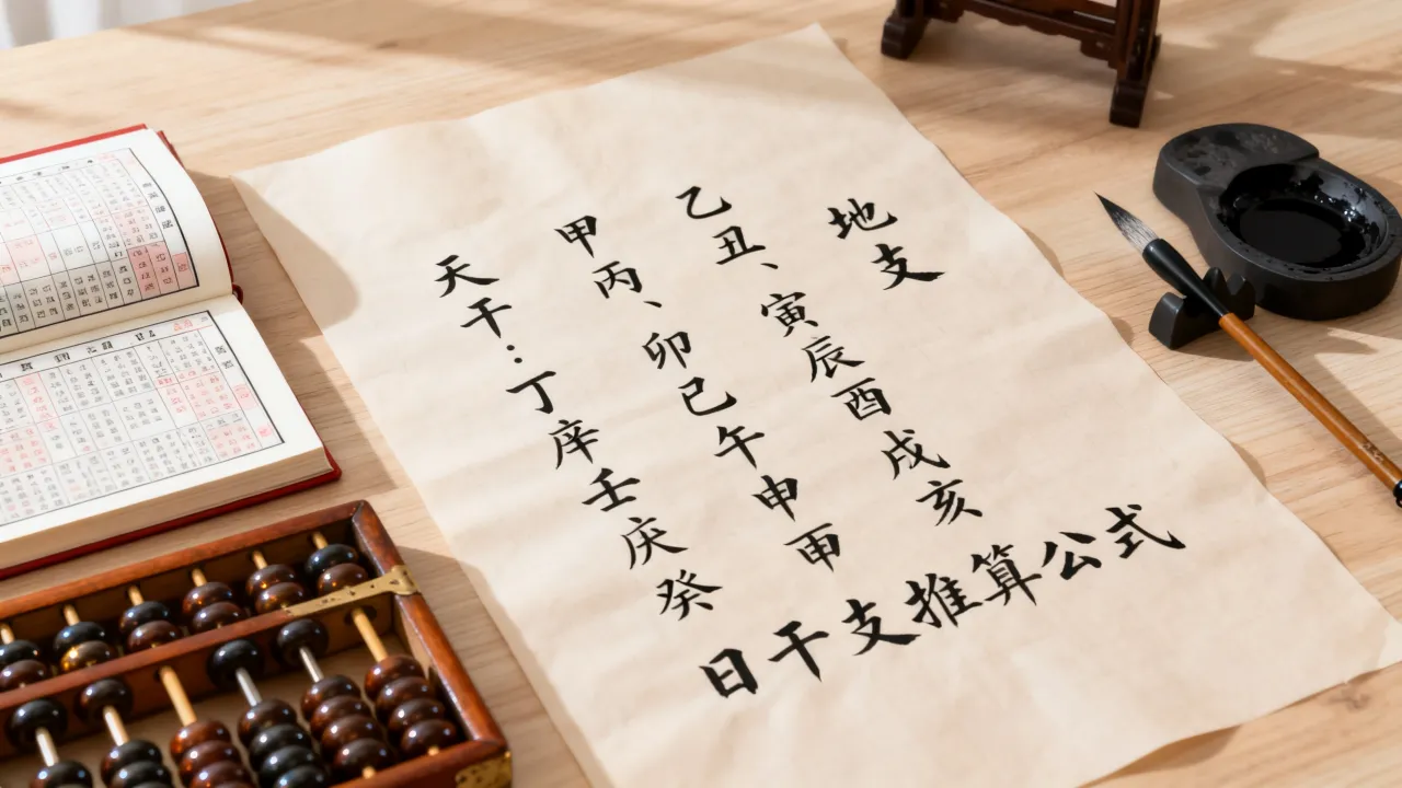 阴历日干支怎么推算，农历日柱计算秘诀是什么？