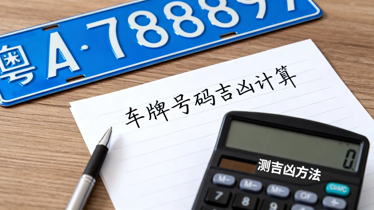 车牌号码吉凶怎么算，车牌号码测吉凶最准的方法是什么？