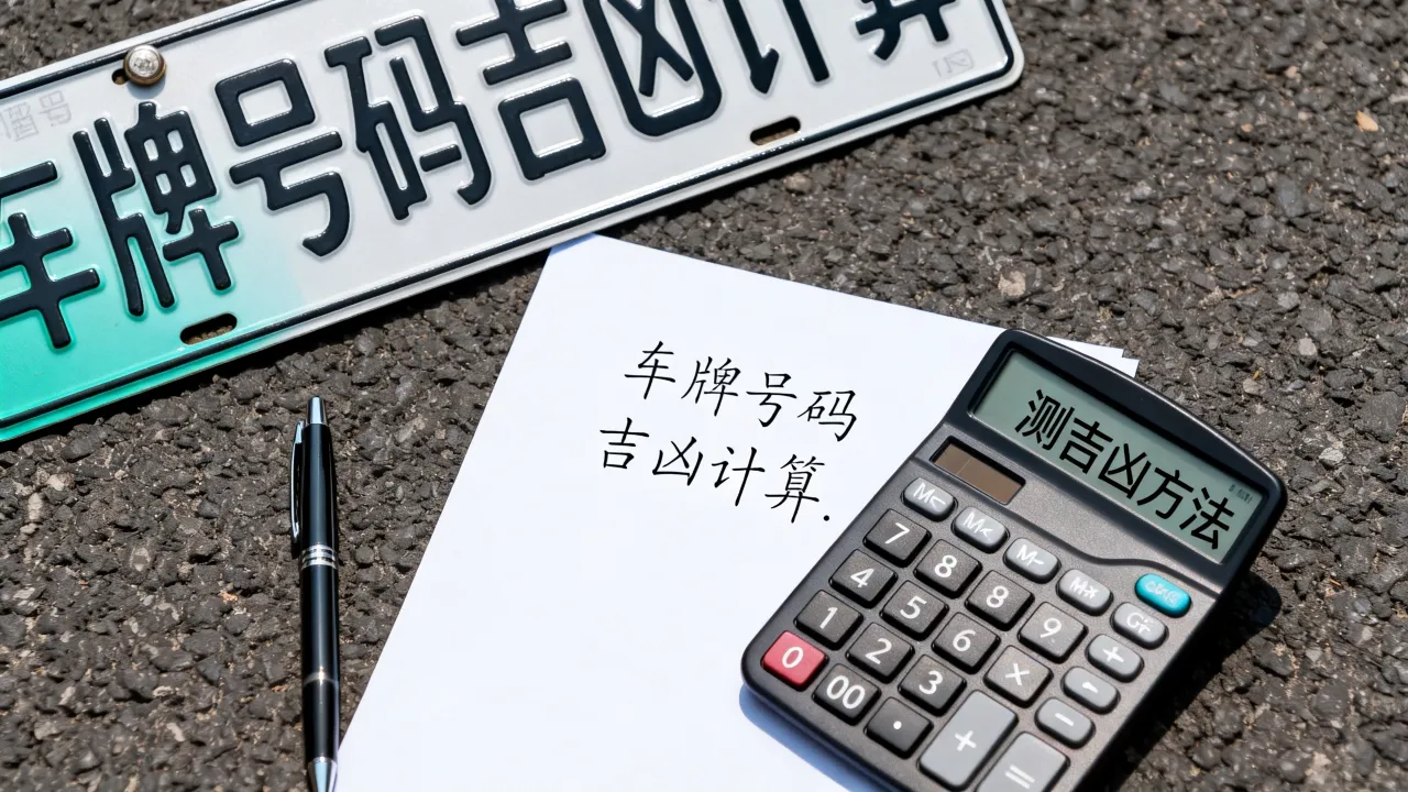 车牌号码吉凶怎么算，车牌号码测吉凶最准的方法是什么？