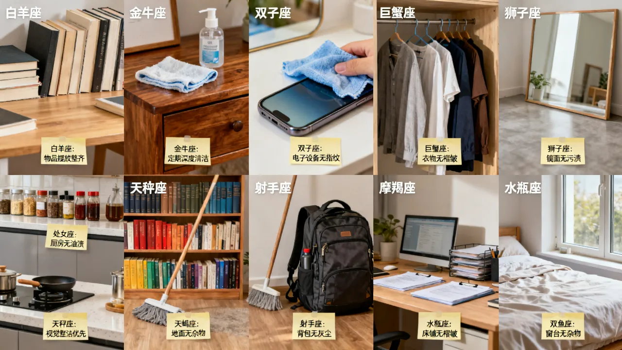 十二星座生活洁癖谁最严重?十二星座生活洁癖有哪些表现 十二星座生活洁癖谁最严重?十二星座生活洁癖有哪些表现