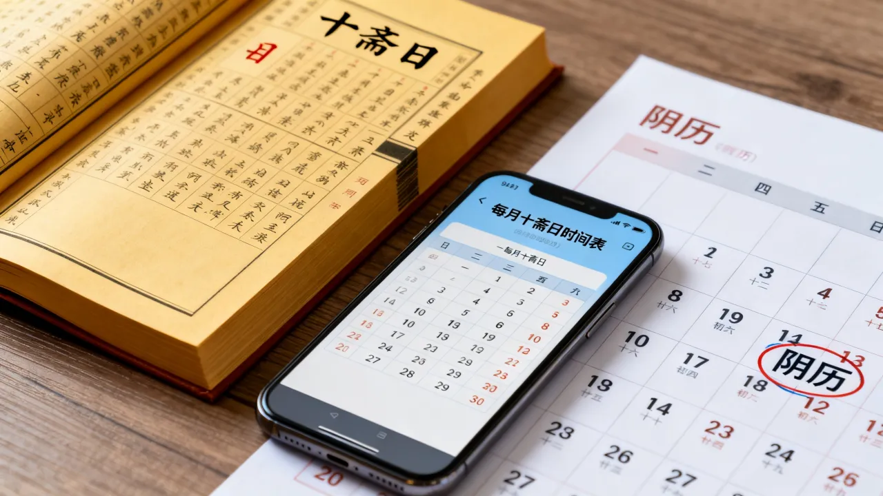 十斋日是阴历还是阳历？怎么查每月十斋日时间表