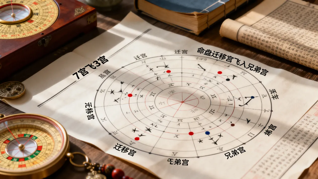 7宫飞3宫怎么看吉凶,命盘迁移宫飞入兄弟宫有何影响? 7宫飞3宫怎么看吉凶,命盘迁移宫飞入兄弟宫有何影响?