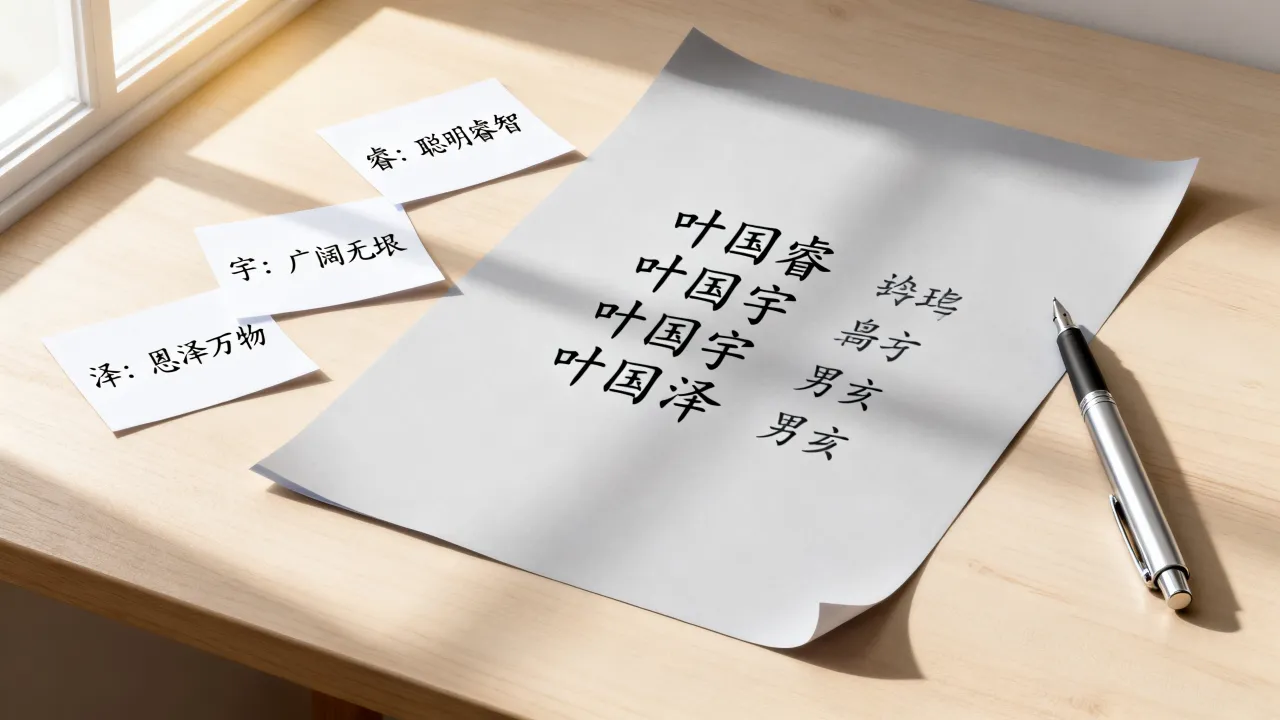 给宝宝起名叶国什么好听？叶国男孩名字大全