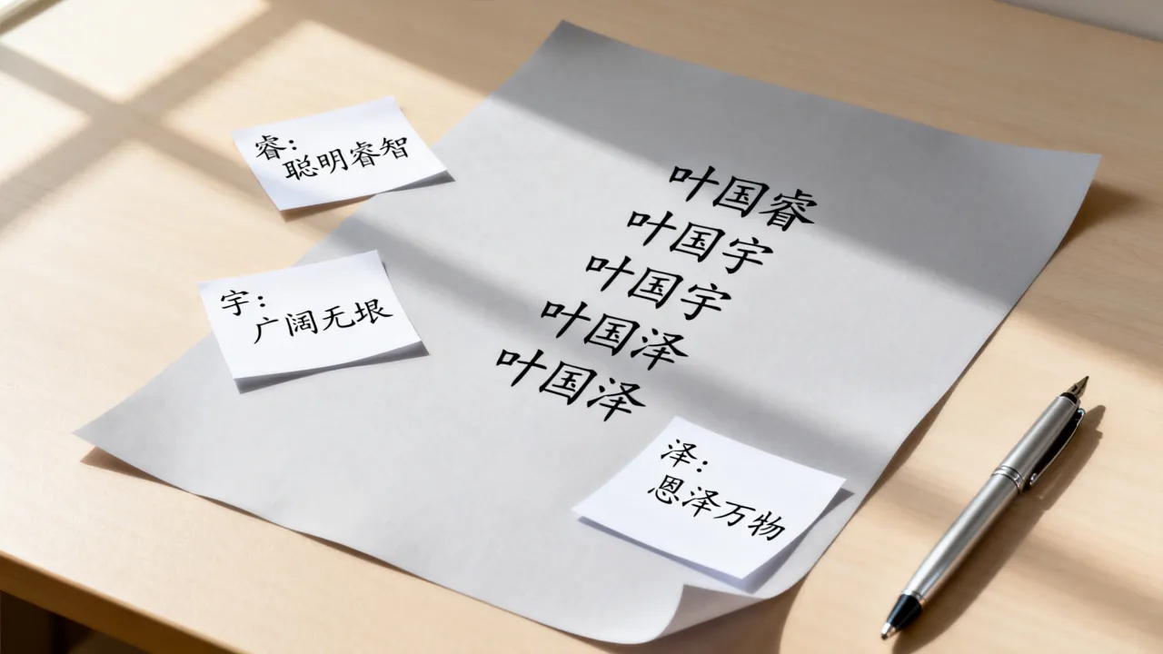 给宝宝起名叶国什么好听？叶国男孩名字大全