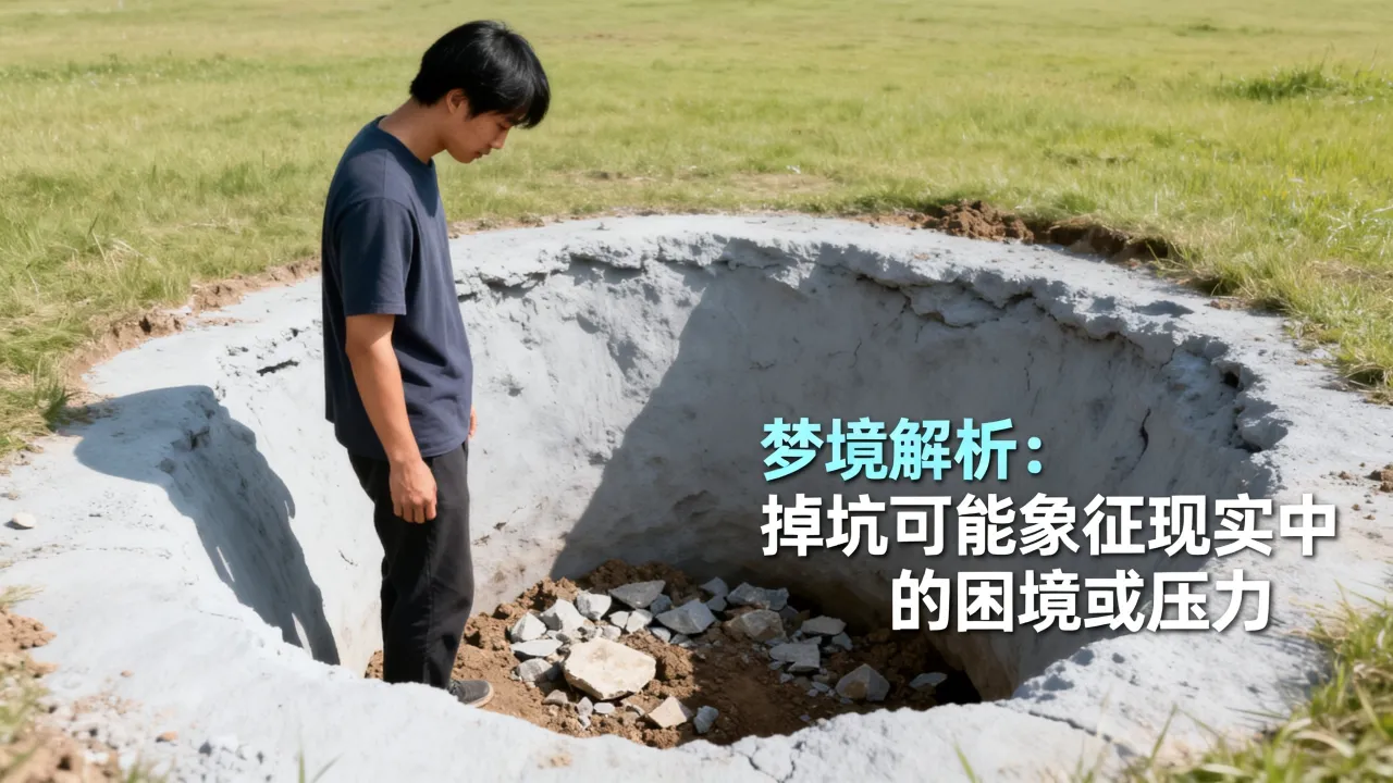 梦到掉进大坑里代表着什么,做梦掉坑里预示什么预兆 梦到掉进大坑里代表着什么,做梦掉坑里预示什么预兆