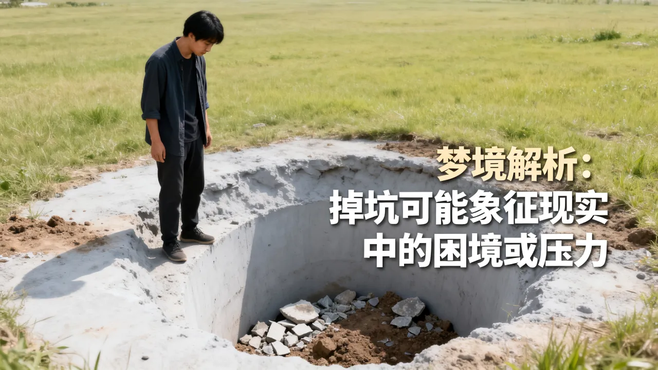 梦到掉进大坑里代表着什么,做梦掉坑里预示什么预兆 梦到掉进大坑里代表着什么,做梦掉坑里预示什么预兆