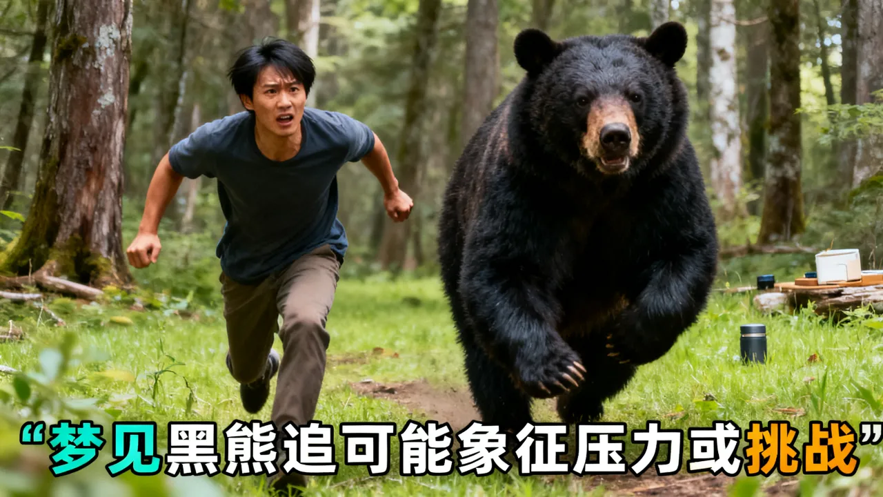 梦见黑熊追怎么样,梦见黑熊追自己是什么征兆 梦见黑熊追怎么样,梦见黑熊追自己是什么征兆