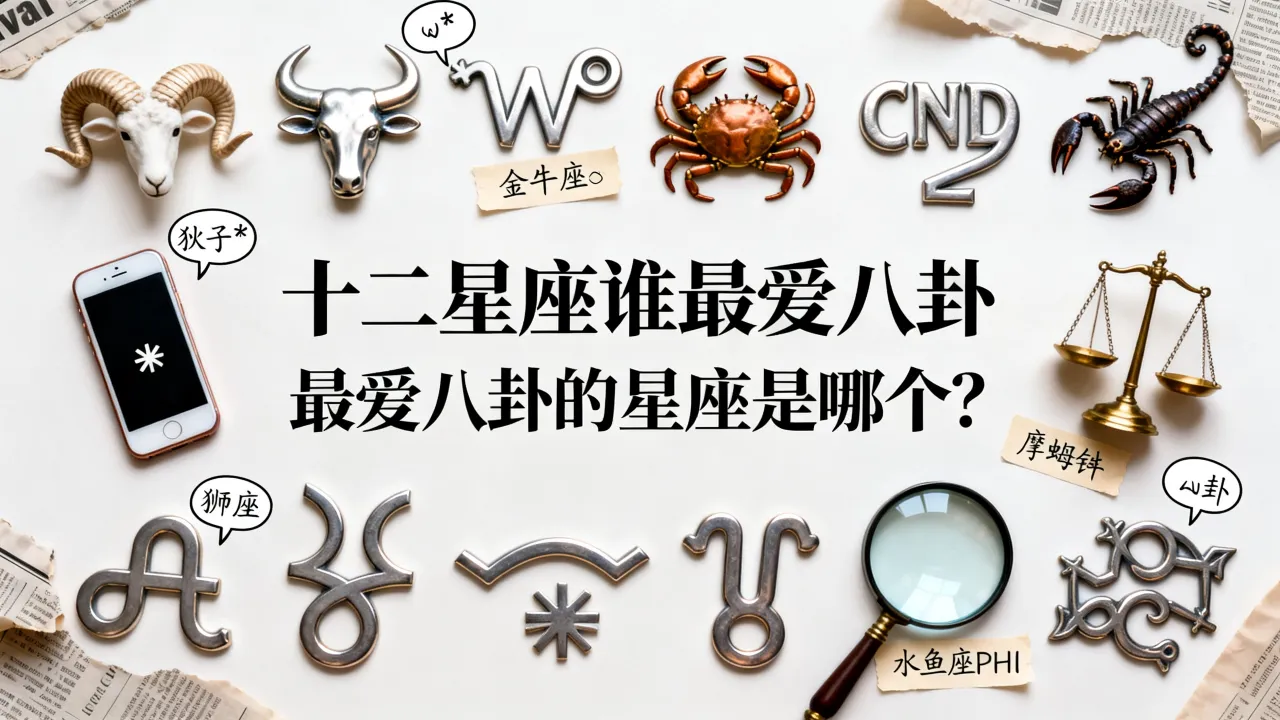 十二星座谁最爱八卦，十二星座中最爱八卦的星座是哪个？