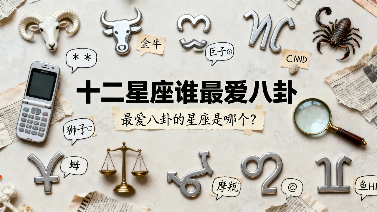 十二星座谁最爱八卦，十二星座中最爱八卦的星座是哪个？