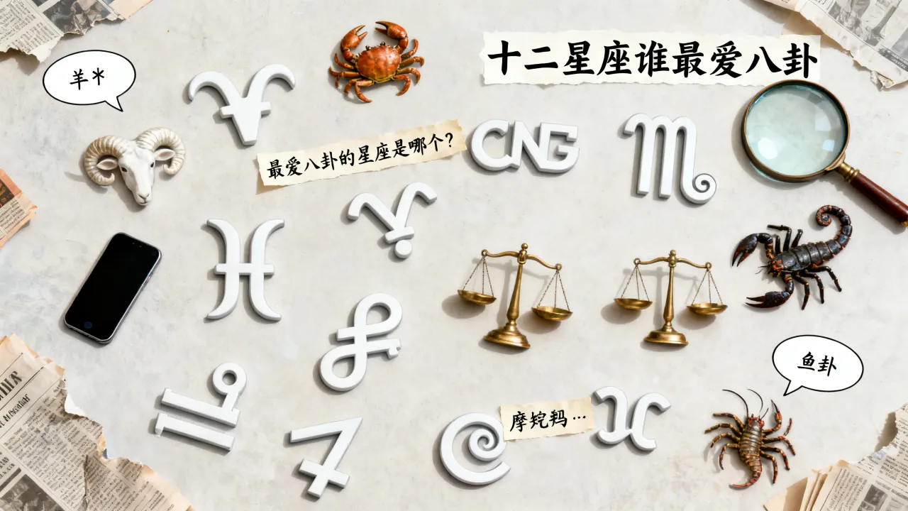 十二星座谁最爱八卦，十二星座中最爱八卦的星座是哪个？