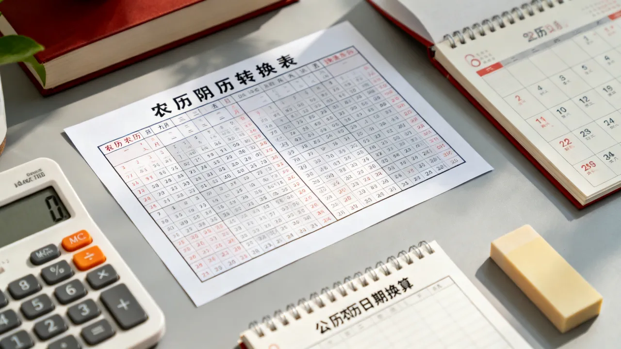 农历阴历转换表怎么查，公历农历日期怎么换算