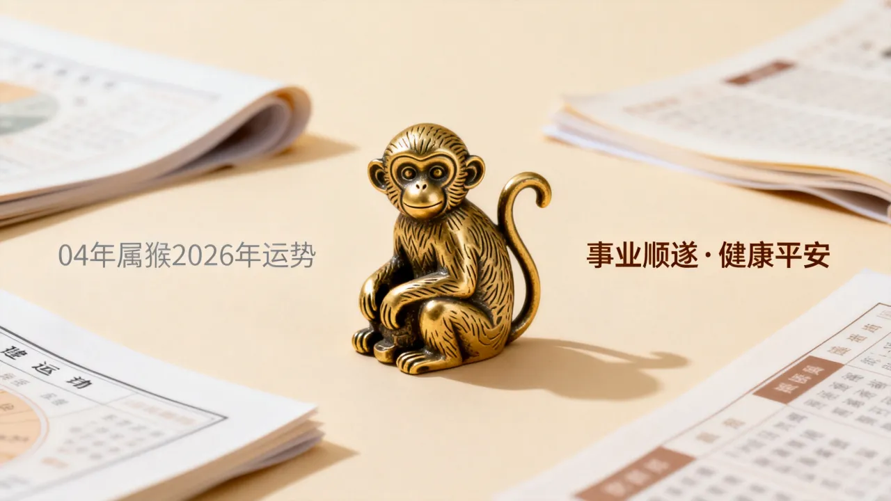 04年属猴人2026年运势如何，04年猴2026年运势全解