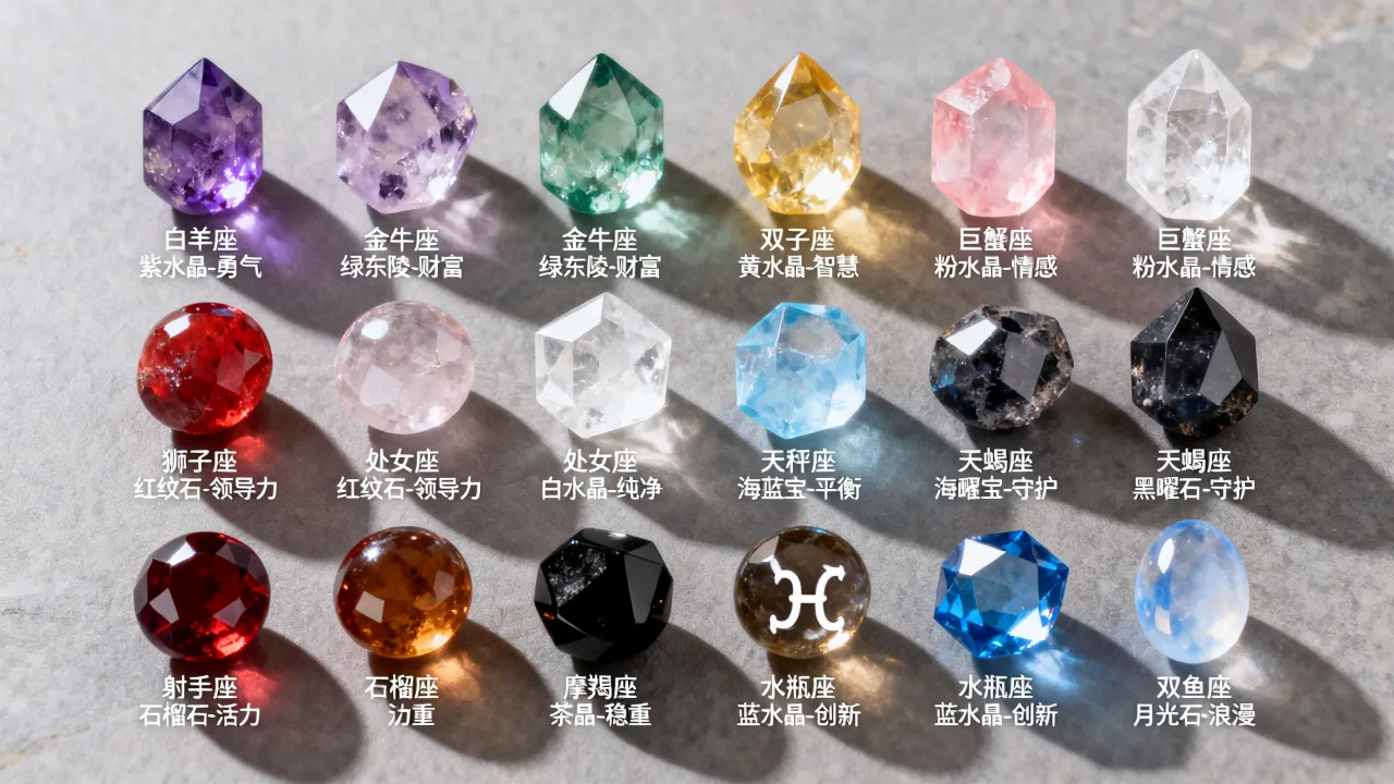 十二星座水晶的象征是什么，水晶旺财寓意有哪些？