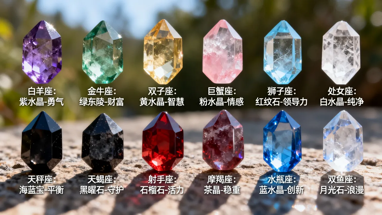 十二星座水晶的象征是什么，水晶旺财寓意有哪些？