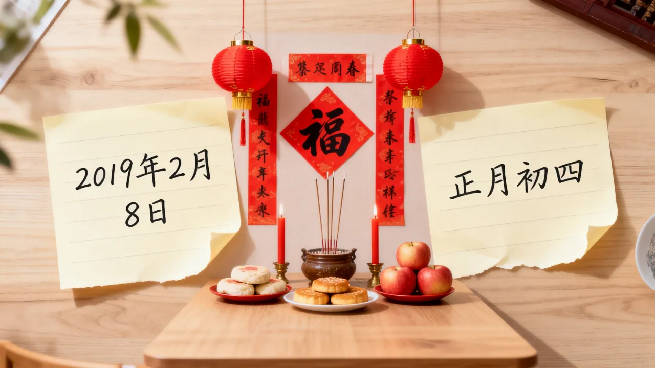 2019年2月8日阴历是几号,正月初四有什么讲究? 2019年2月8日阴历是几号,正月初四有什么讲究?