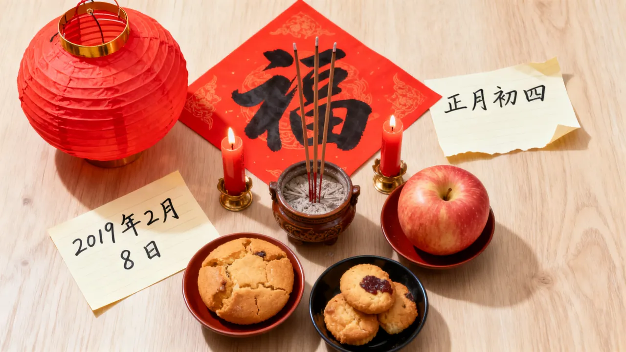 2019年2月8日阴历是几号，正月初四有什么讲究？