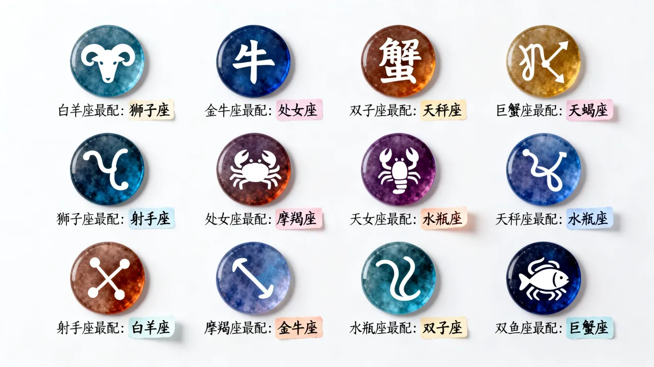 十二星座的最配星座是谁?你的命中注定星座是哪个 十二星座的最配星座是谁?你的命中注定星座是哪个