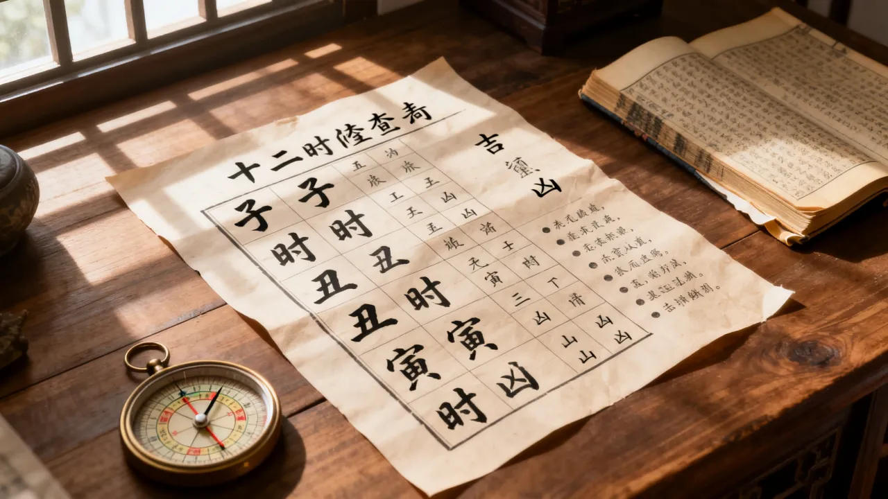 时辰吉凶怎么算?十二时辰吉凶查询对照表怎么看? 时辰吉凶怎么算?十二时辰吉凶查询对照表怎么看?