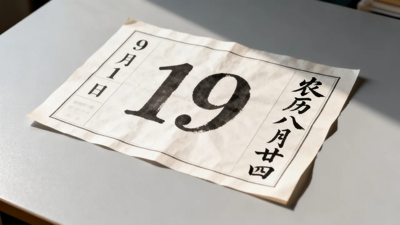 阳历9月19阴历是多少,对应农历几号? 阳历9月19阴历是多少,对应农历几号?