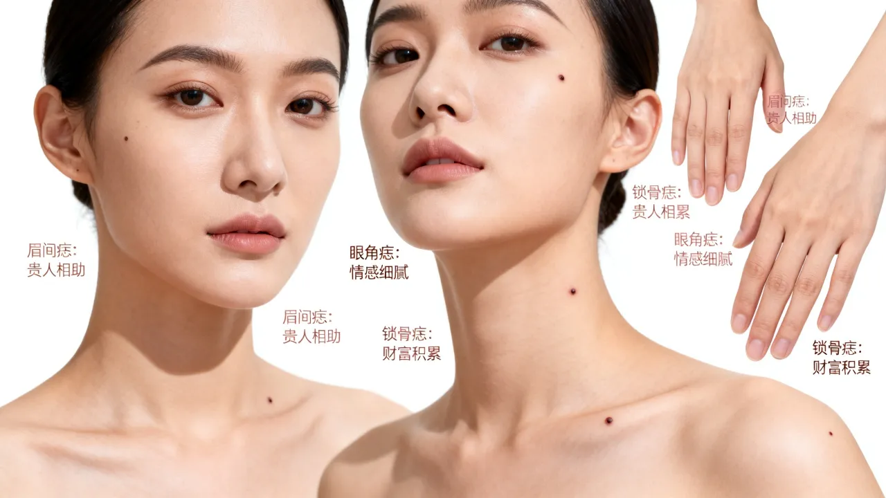痣的命运图解怎么看,痣长在哪里代表什么命运? 痣的命运图解怎么看,痣长在哪里代表什么命运?