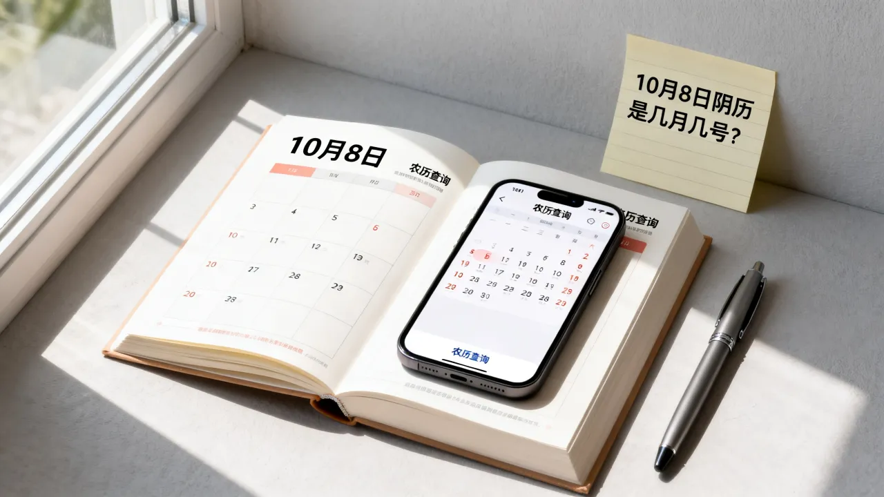 10月8日阴历是几月几号？10月8日农历日期怎么查