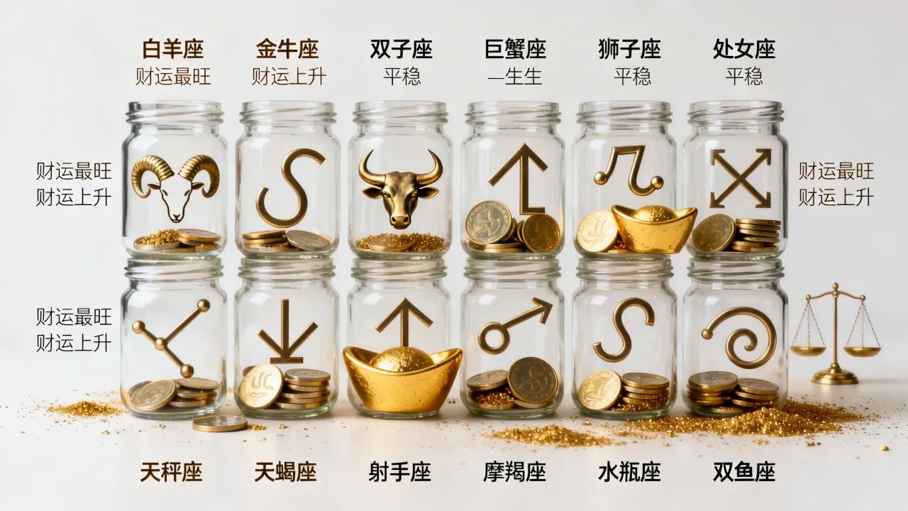 十二星座谁的财运最好?2024年十二星座财运最旺的星座是谁? 十二星座谁的财运最好?2024年十二星座财运最旺的星座是谁?