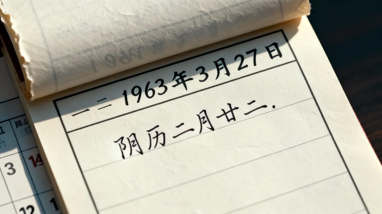 1963年3月27日阴历几号，19630327阴历是几月几日