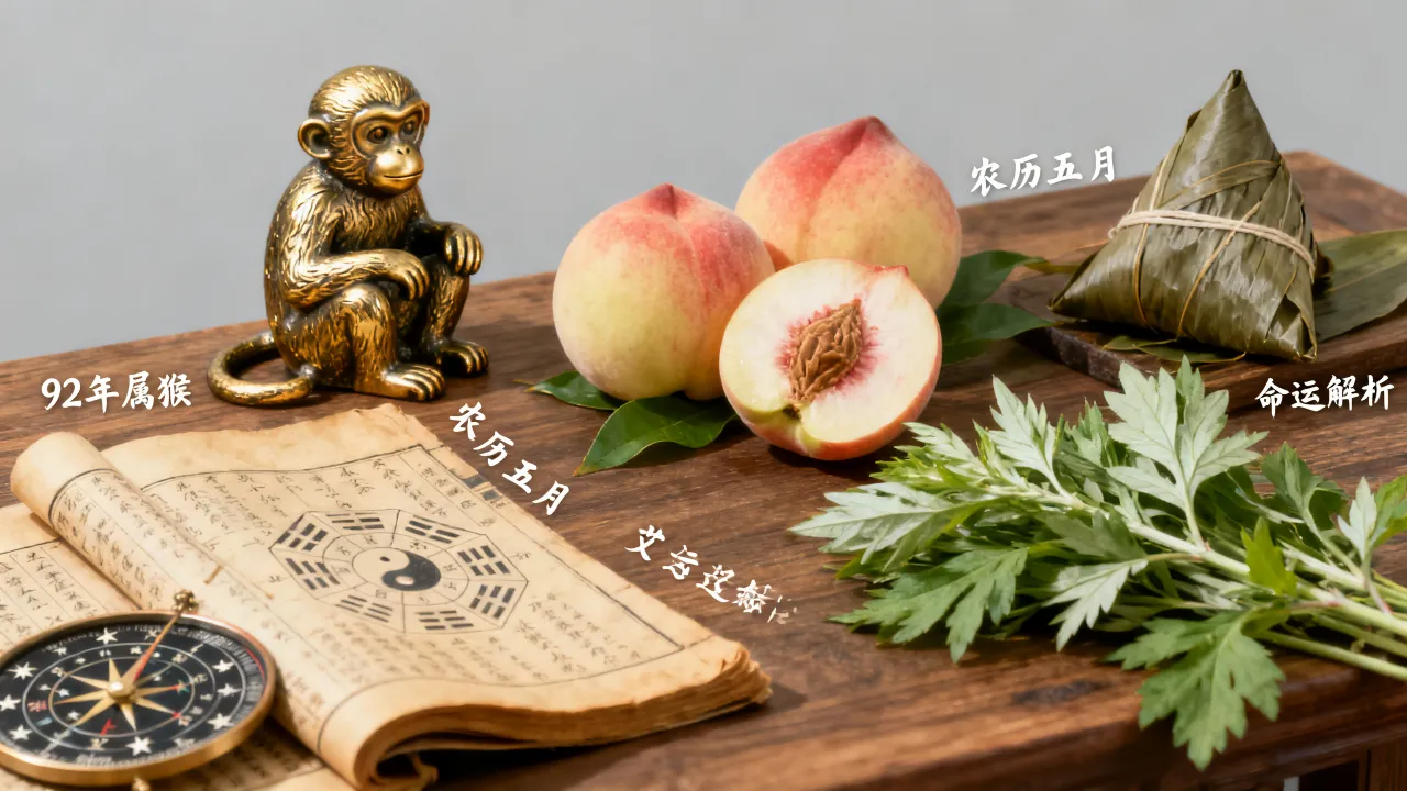 92年属猴农历5月生人命运如何，92年属猴农历五月生人命运怎样？