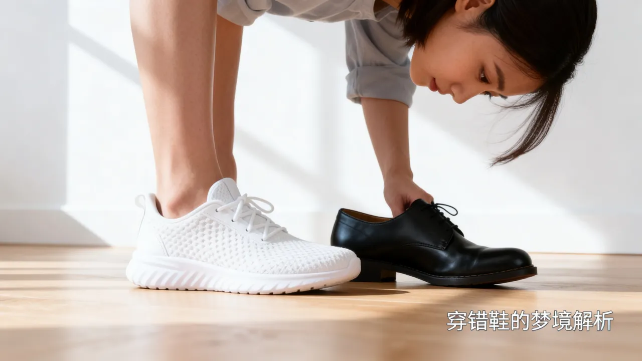 梦到穿错了鞋子代表着什么,梦见穿错鞋子是什么预兆周公解梦? 梦到穿错了鞋子代表着什么,梦见穿错鞋子是什么预兆周公解梦?