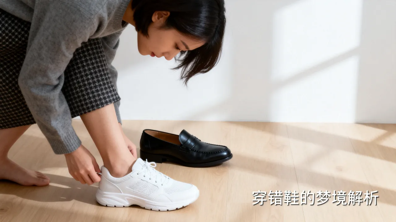 梦到穿错了鞋子代表着什么,梦见穿错鞋子是什么预兆周公解梦? 梦到穿错了鞋子代表着什么,梦见穿错鞋子是什么预兆周公解梦?