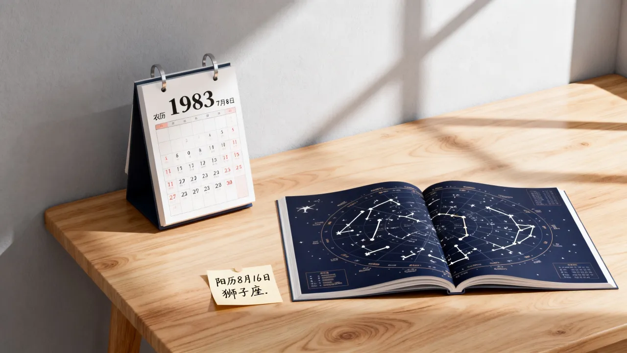 1983年阴历7月8日是阳历几号,农历七月八日是什么星座? 1983年阴历7月8日是阳历几号,农历七月八日是什么星座?