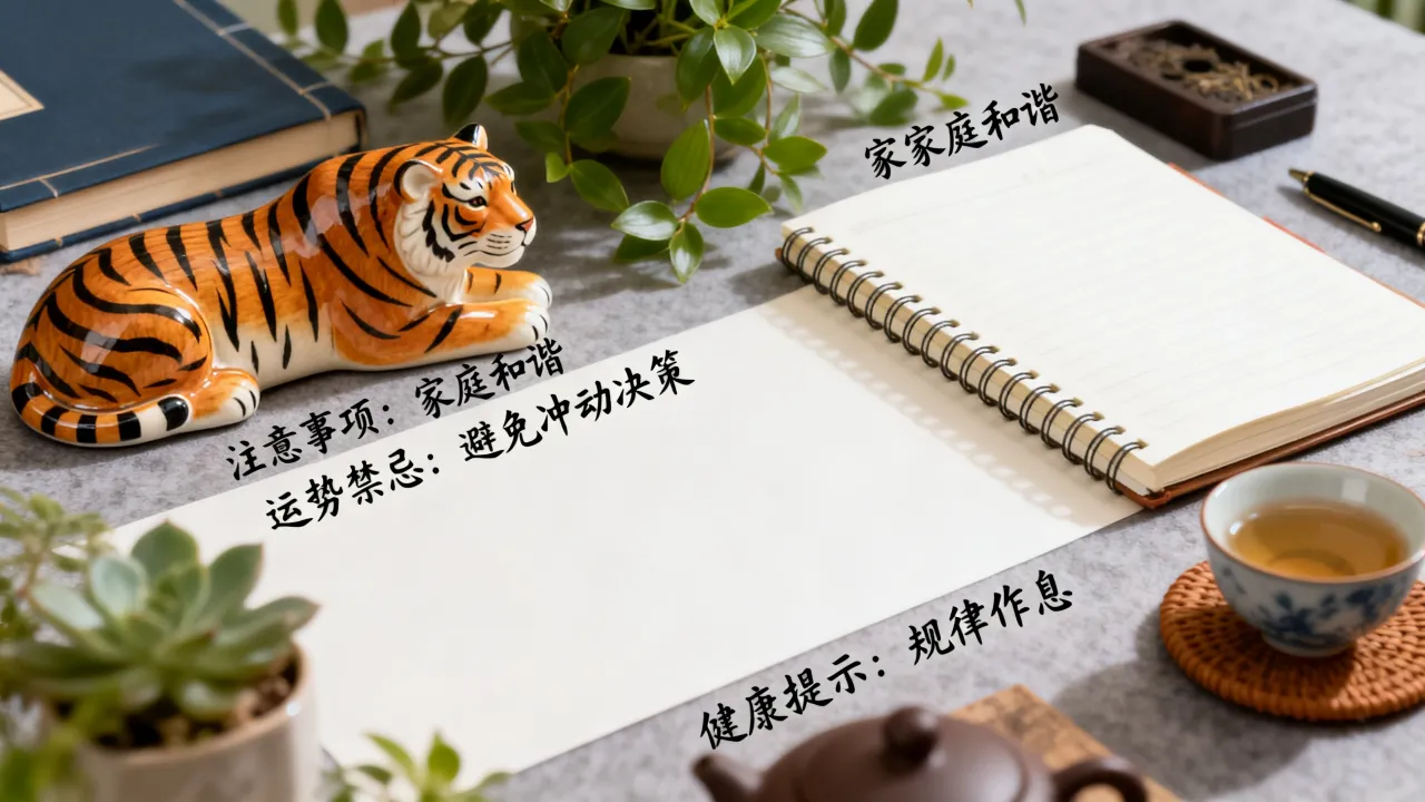 2026年属虎人注意事项有哪些，属虎2026运势禁忌是什么？