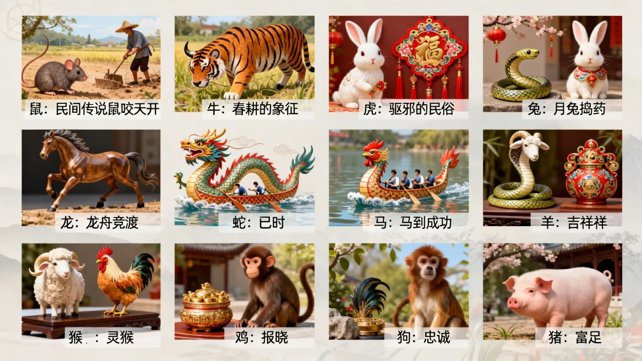 十二生肖的民间文化是什么，十二生肖的民间文化有哪些？