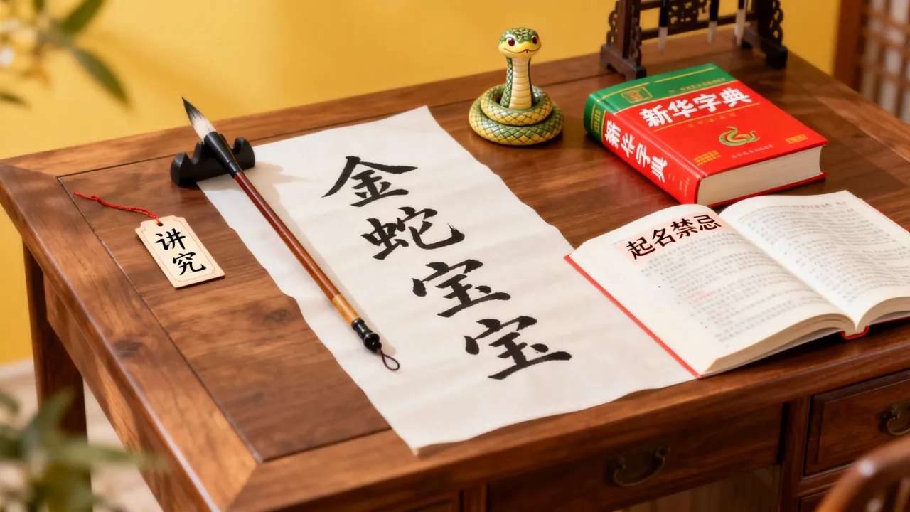 2025金蛇宝宝怎么起名，金蛇宝宝起名有哪些禁忌和讲究？