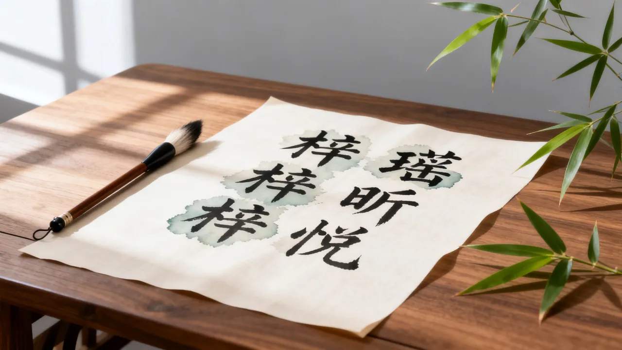 女宝宝起名梓什么字好听，梓和哪个字搭配