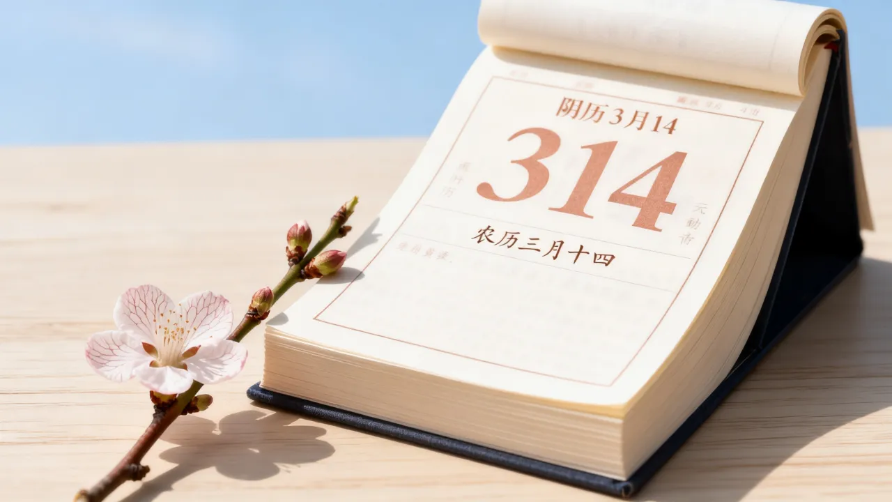 阴历3月14是几月几号？农历三月十四是什么日子