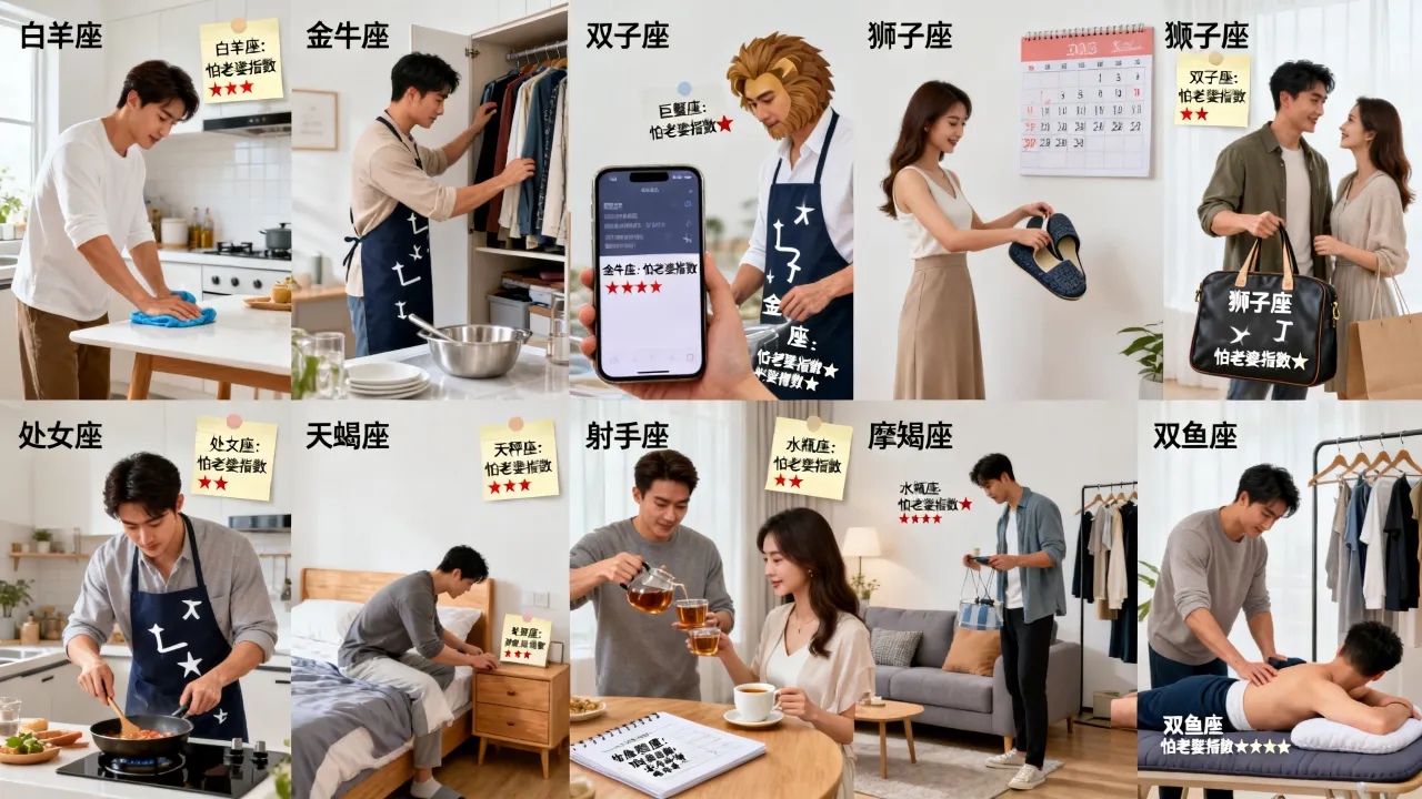 十二星座谁是妻管严，十二星座男怕老婆第一名是谁？