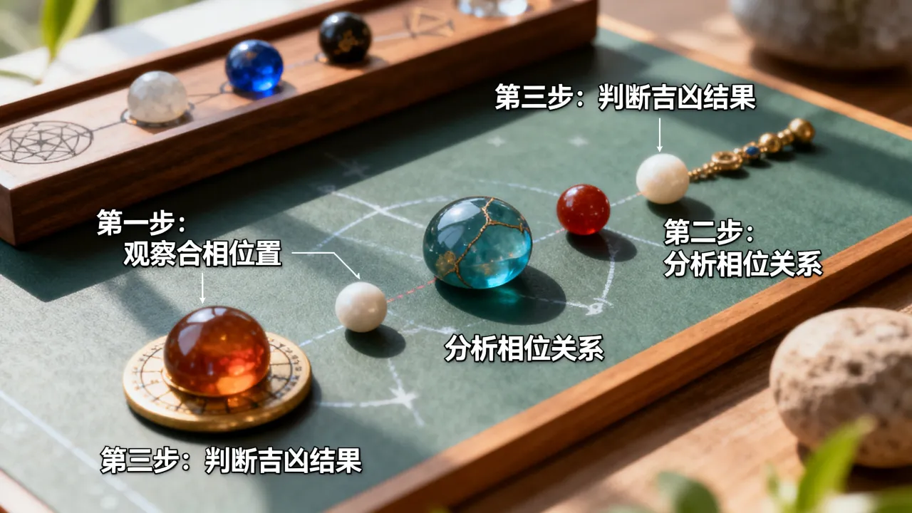 合相怎么看吉凶图，合相吉凶怎么看图解步骤详解