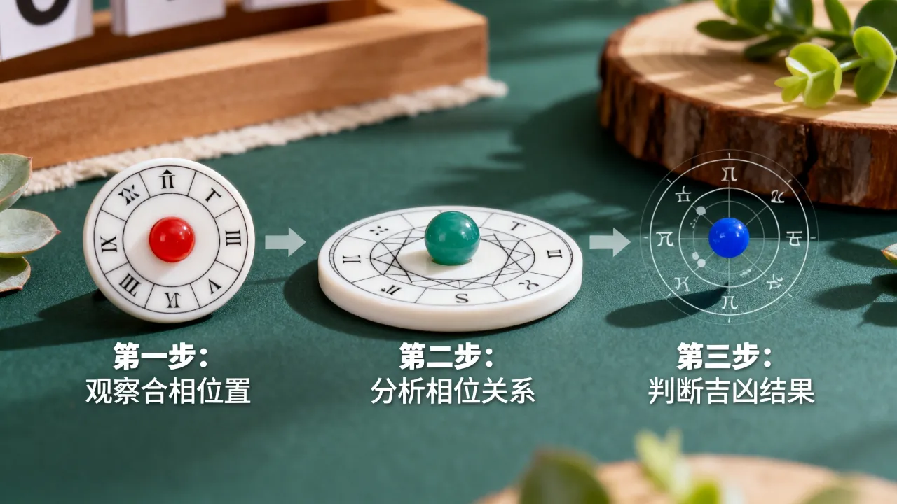 合相怎么看吉凶图，合相吉凶怎么看图解步骤详解