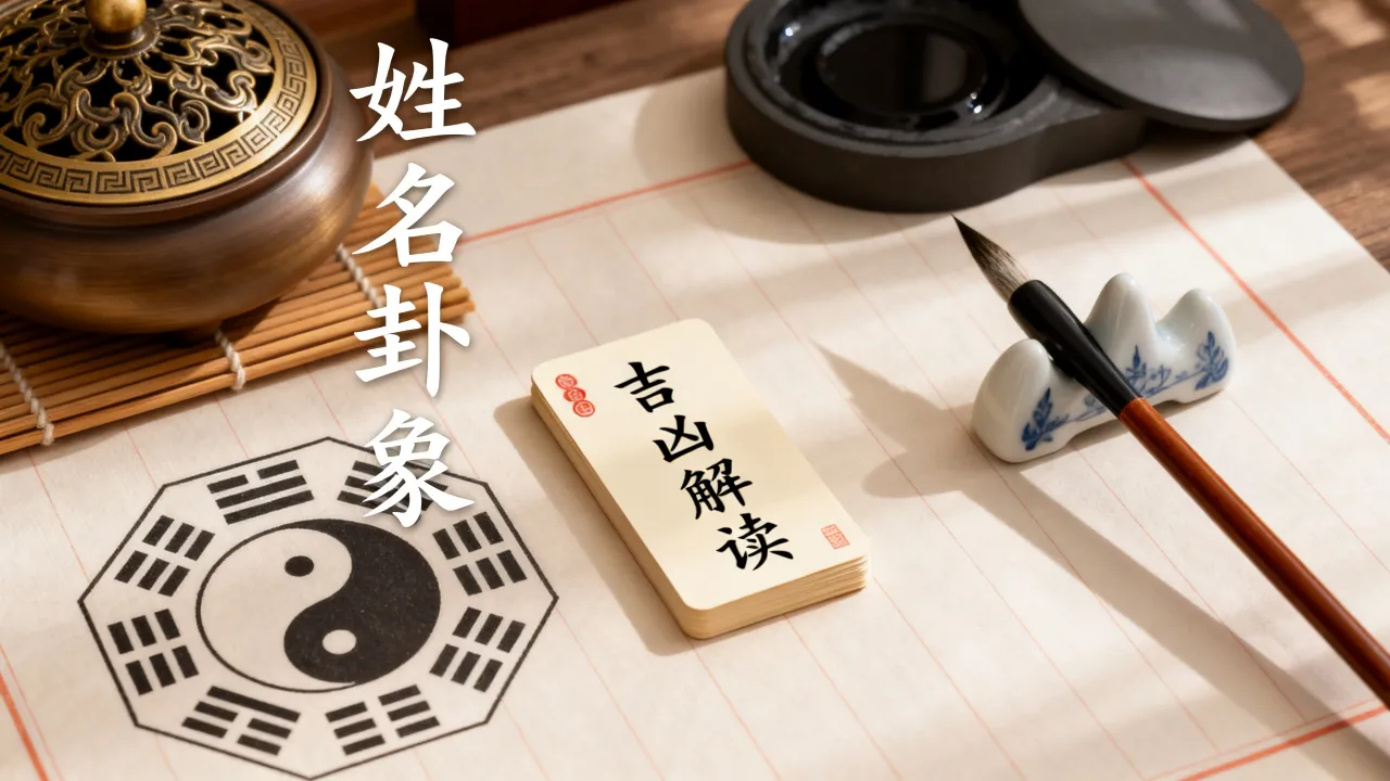 起卦后怎么看名字吉凶？姓名卦象测吉凶怎么解读？