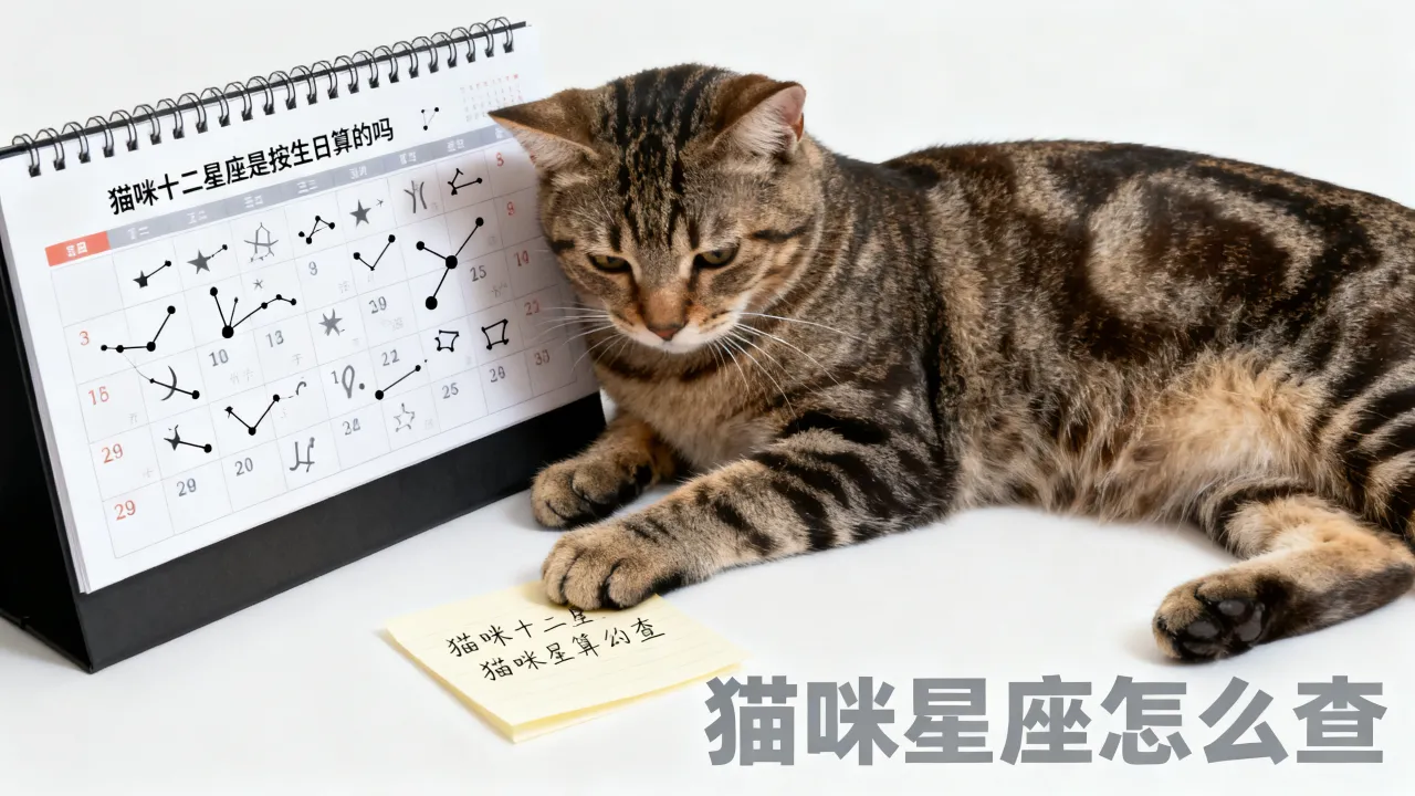 猫咪十二星座是按生日算的吗，猫咪星座怎么查