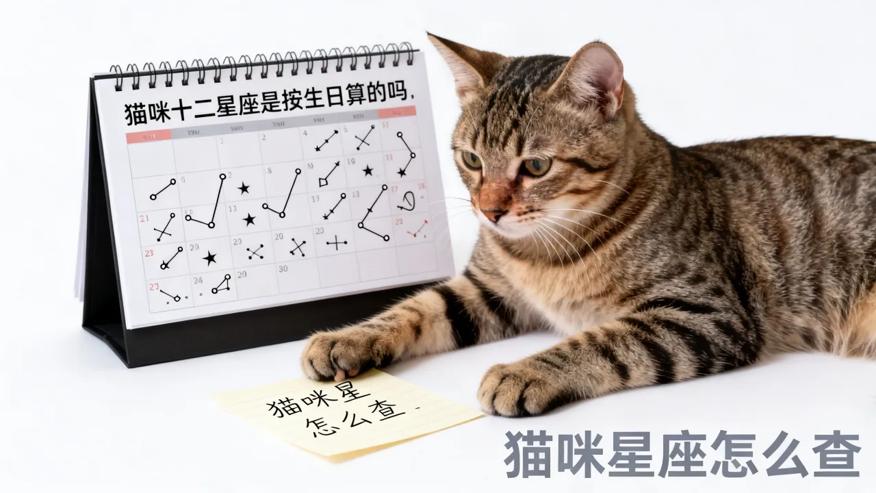 猫咪十二星座是按生日算的吗，猫咪星座怎么查