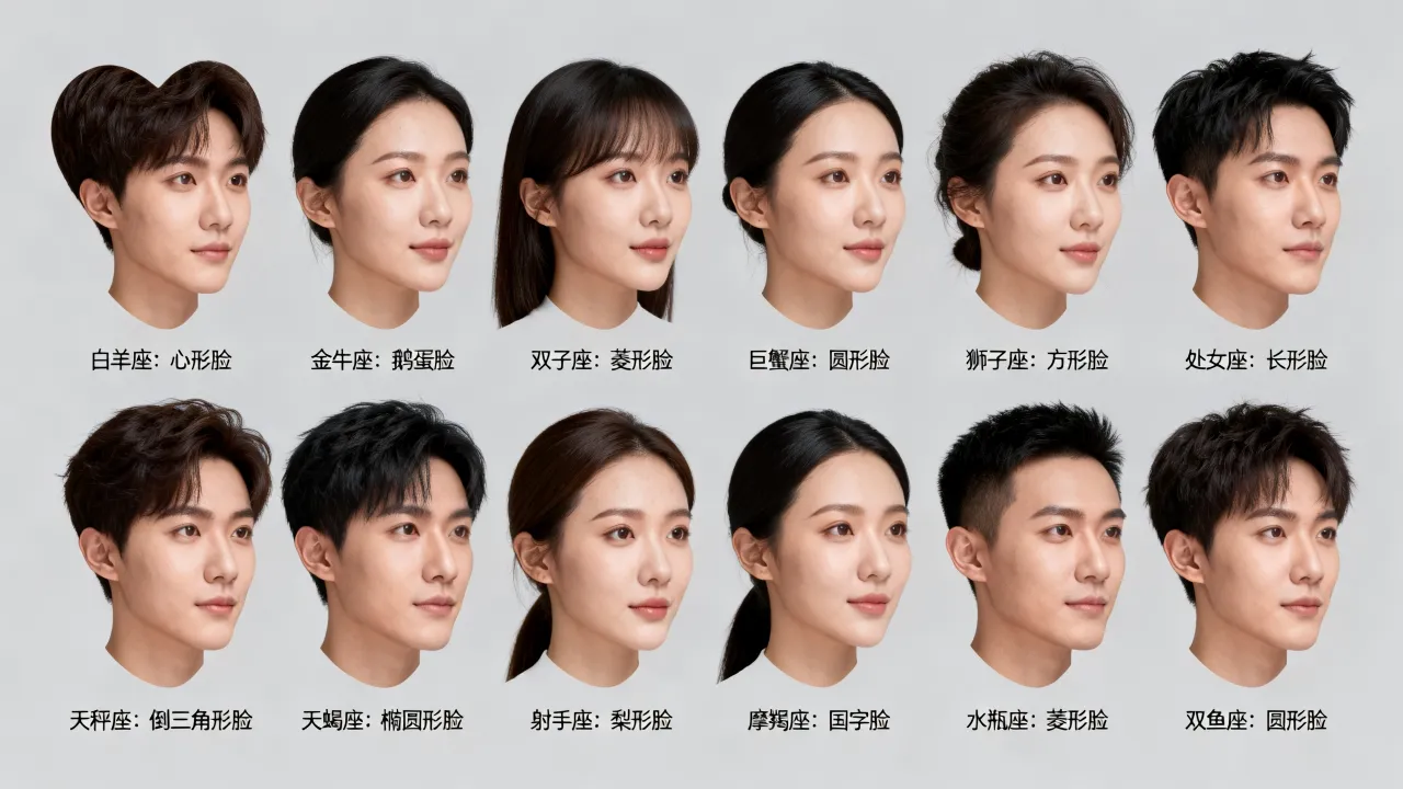 十二星座专属脸型是什么?你的星座对应哪种脸型? 十二星座专属脸型是什么?你的星座对应哪种脸型?