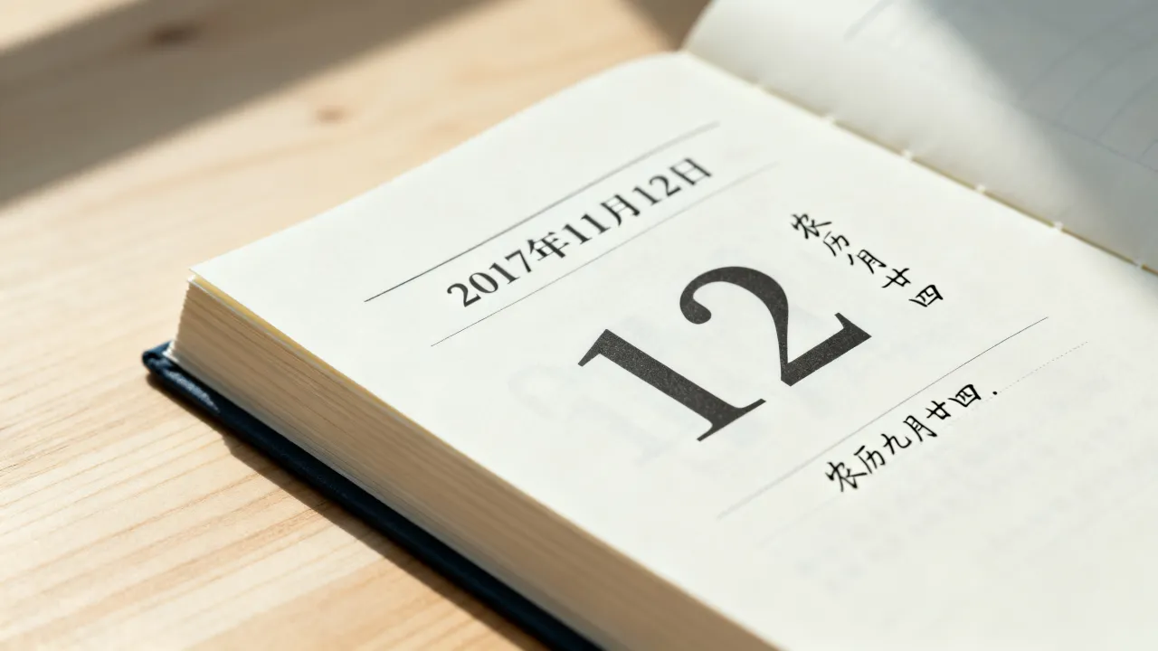 17年11月12日阴历是几月几号,农历九月廿四是什么日子? 17年11月12日阴历是几月几号,农历九月廿四是什么日子?