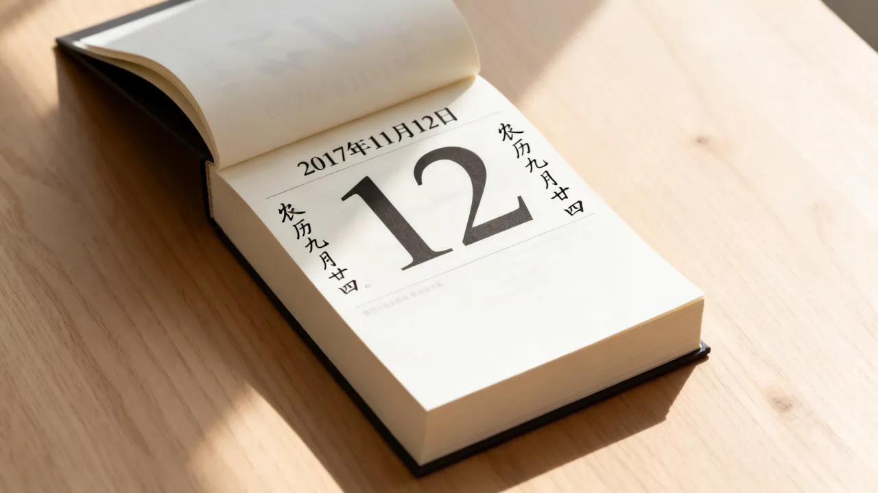 17年11月12日阴历是几月几号,农历九月廿四是什么日子? 17年11月12日阴历是几月几号,农历九月廿四是什么日子?