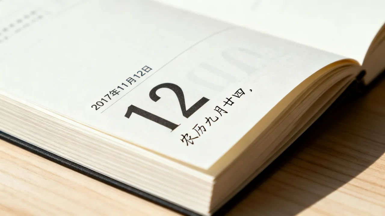 17年11月12日阴历是几月几号,农历九月廿四是什么日子? 17年11月12日阴历是几月几号,农历九月廿四是什么日子?