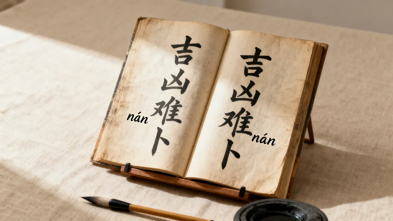 吉凶难卜中的难怎么读,难字读音是什么 吉凶难卜中的难怎么读,难字读音是什么